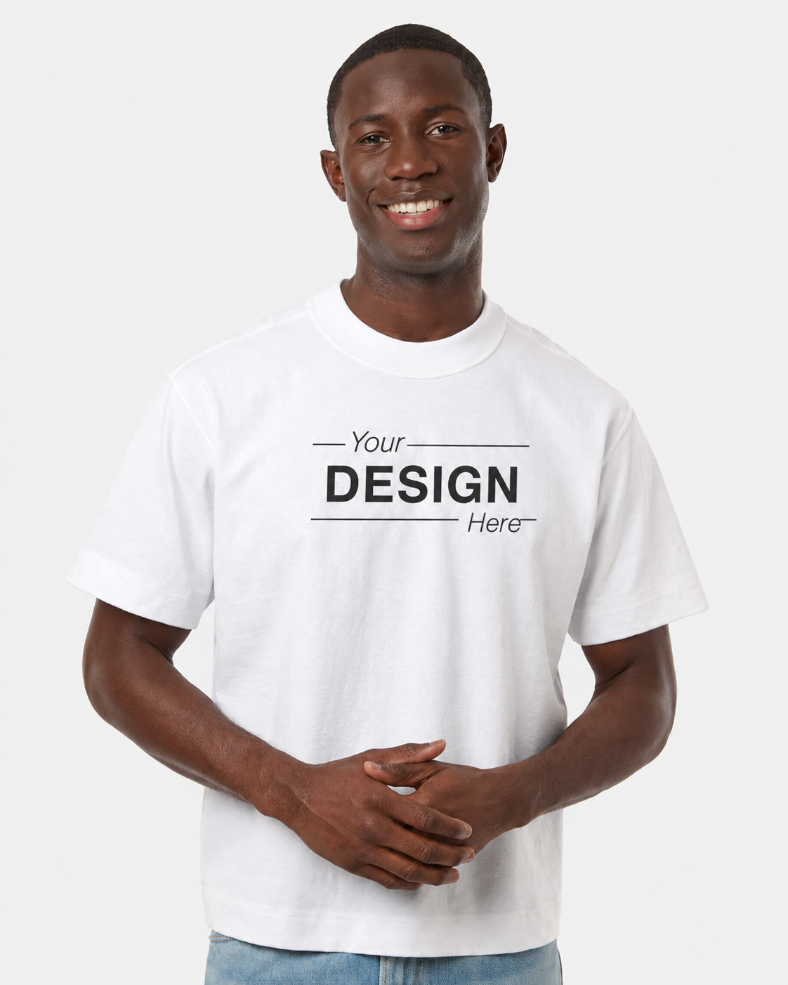 Double Sided Customizable Heavyweight Boxy T-Shirt